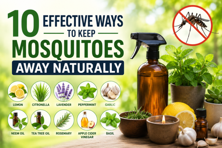 keep mosquitoes away naturally